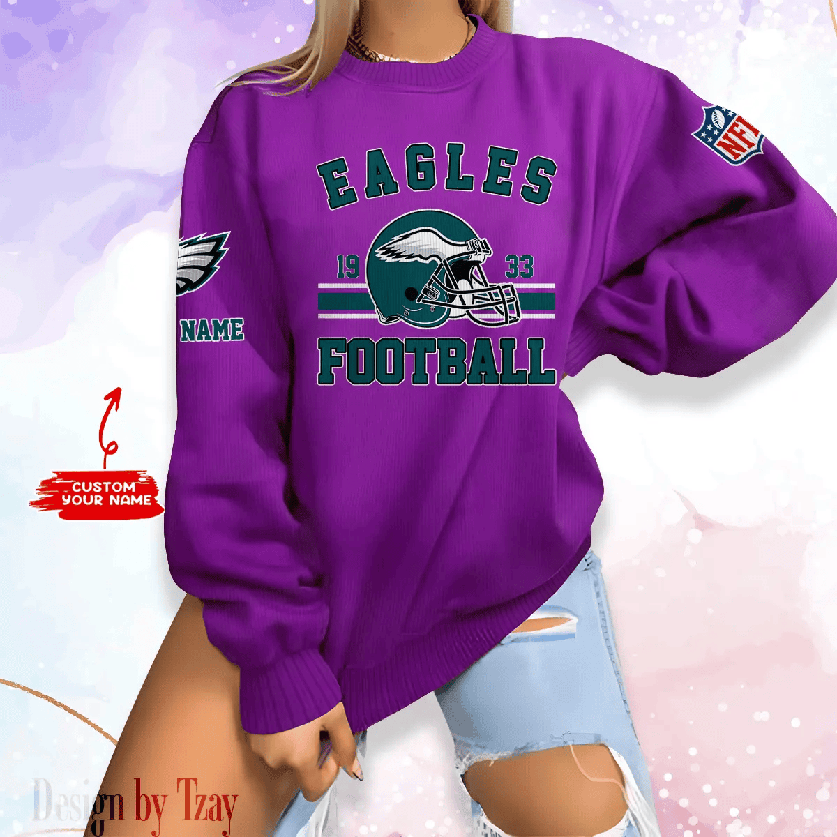 Philadelphia Eagles Personalized Fashion Design New Woolen Sweater BGSWT242