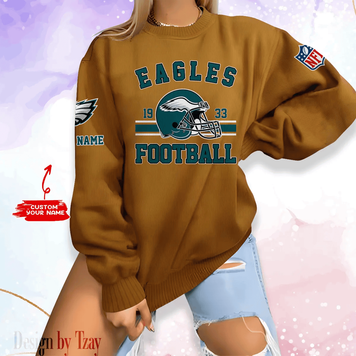 Philadelphia Eagles Personalized Fashion Design New Woolen Sweater BGSWT242