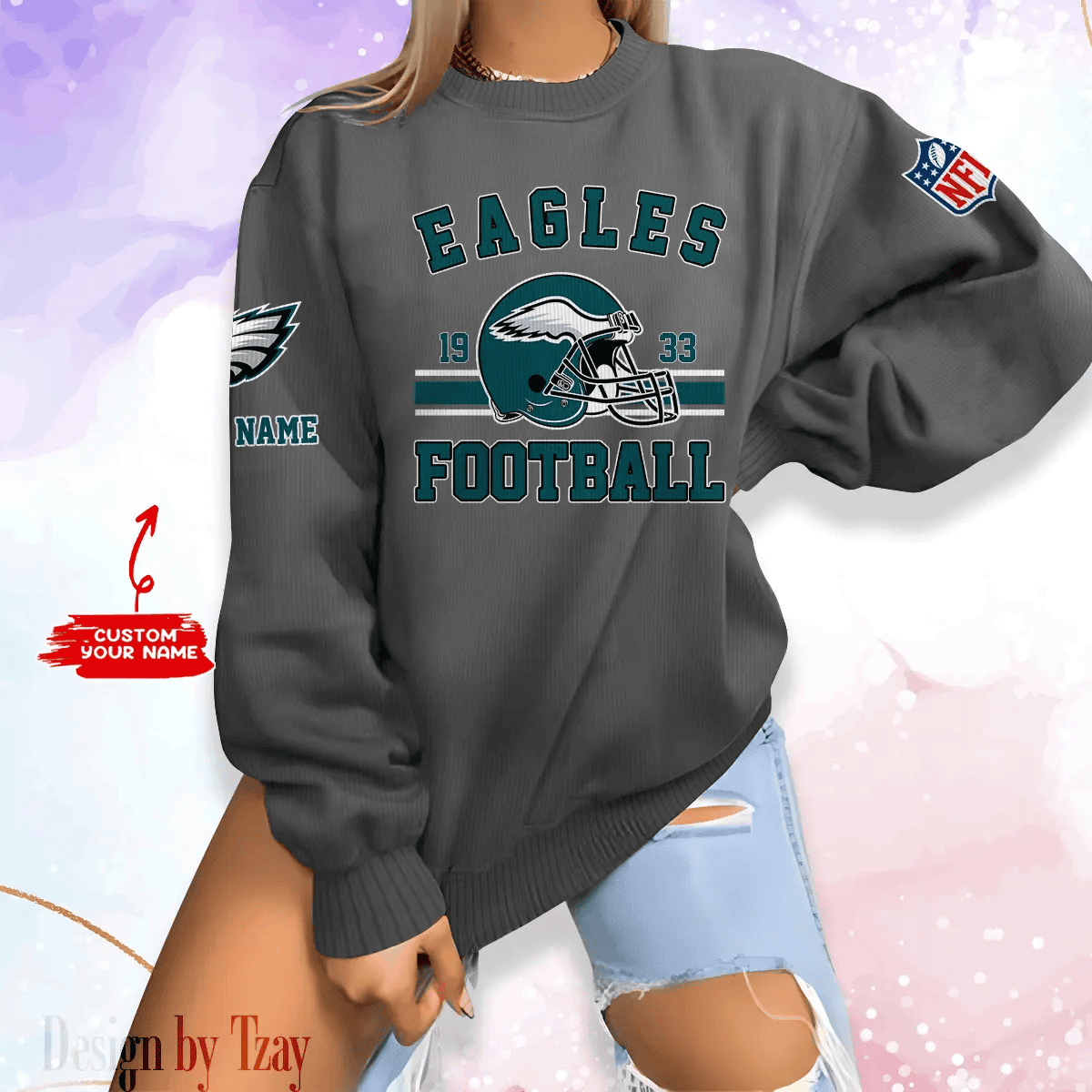 Philadelphia Eagles Personalized Fashion Design New Woolen Sweater BGSWT242