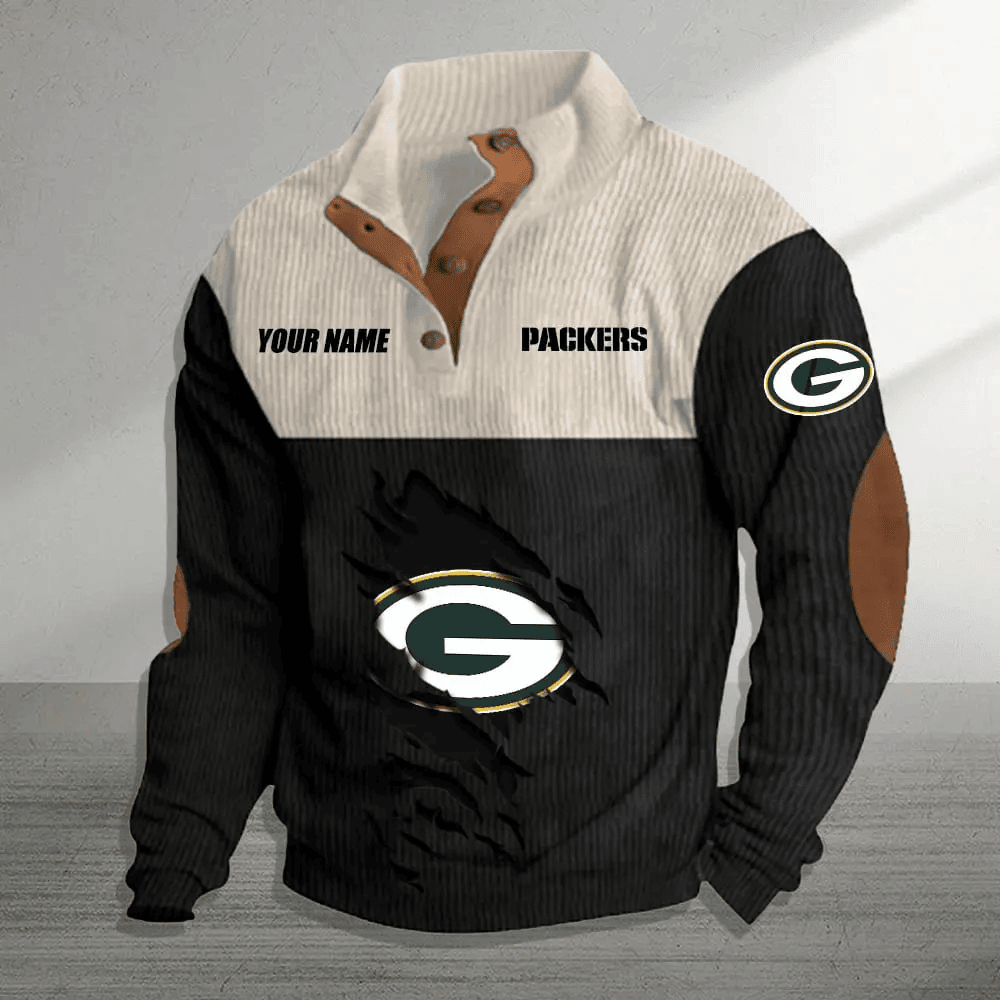 Green Bay Packers Premium Personalized Game-Day Pullover S9DBSCH140