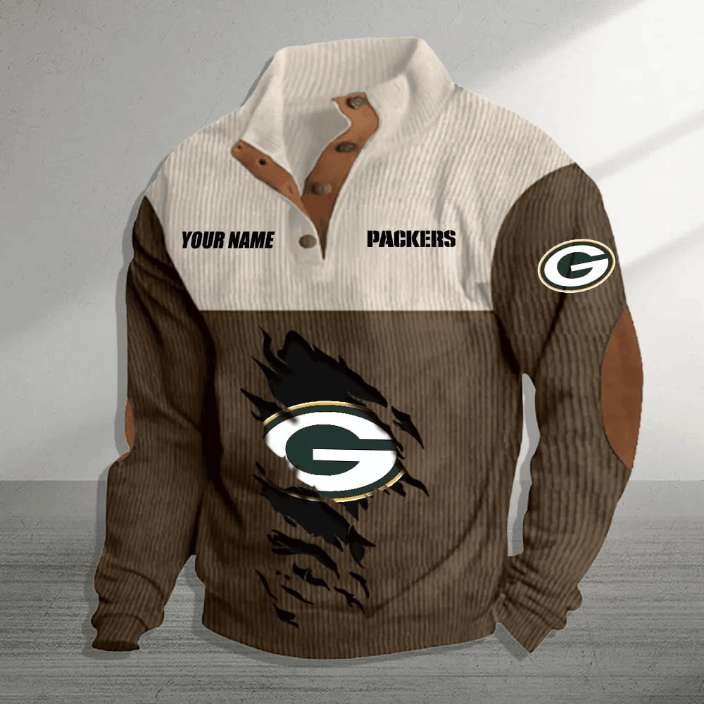 Green Bay Packers Premium Personalized Game-Day Pullover S9DBSCH140