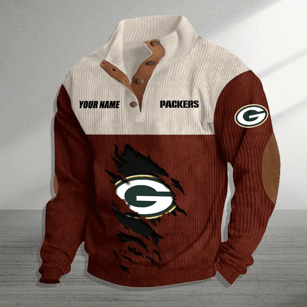 Green Bay Packers Premium Personalized Game-Day Pullover S9DBSCH140