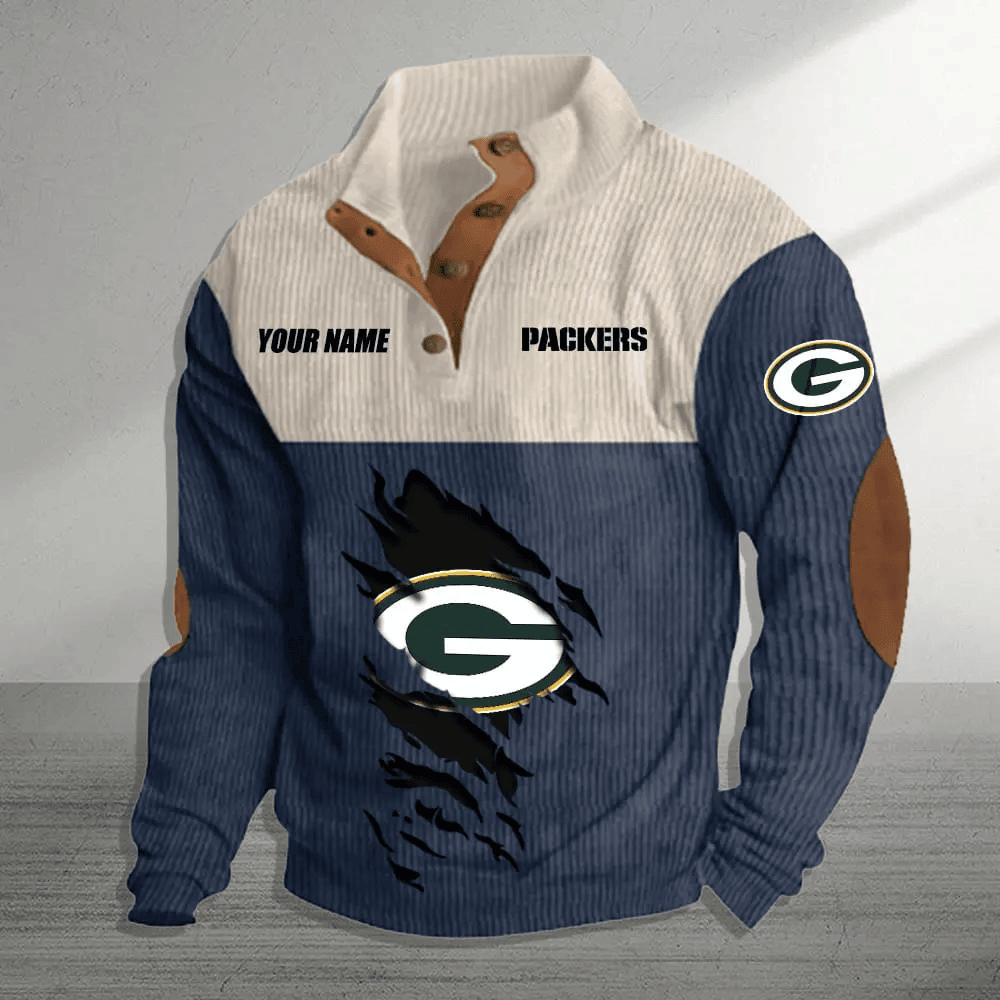 Green Bay Packers Premium Personalized Game-Day Pullover S9DBSCH140
