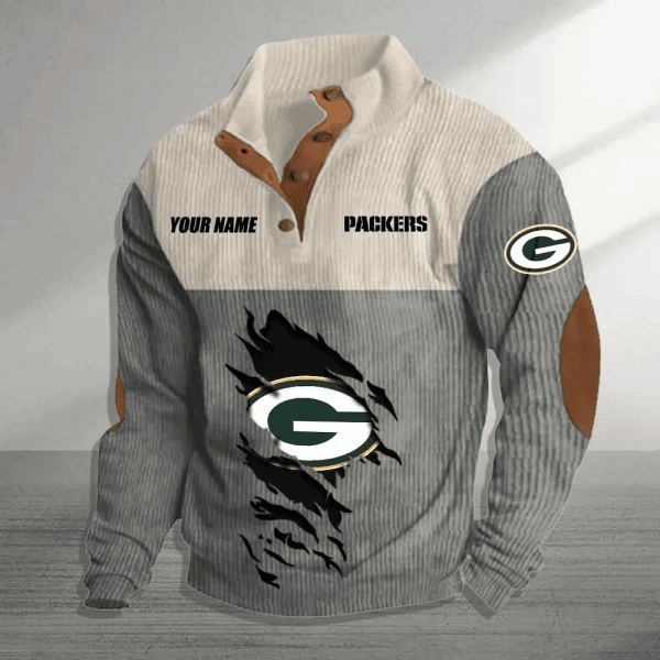 Green Bay Packers Premium Personalized Game-Day Pullover S9DBSCH140