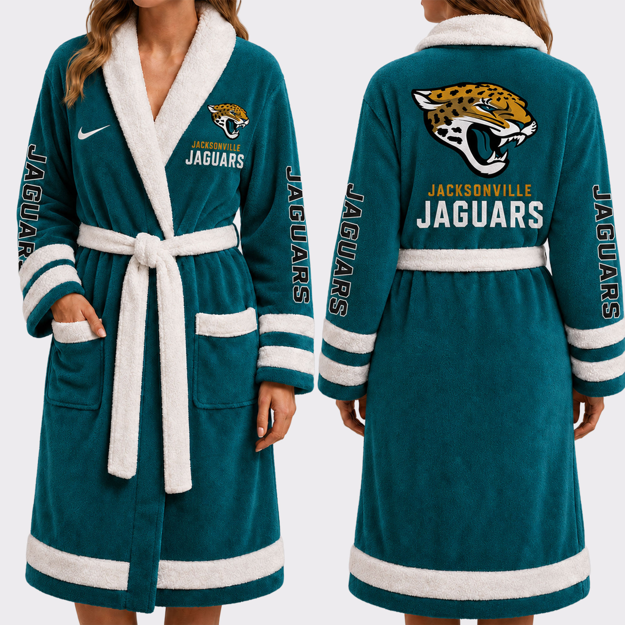 Jacksonville Jaguars | Premium NFL Fleece Bathrobe VA1230