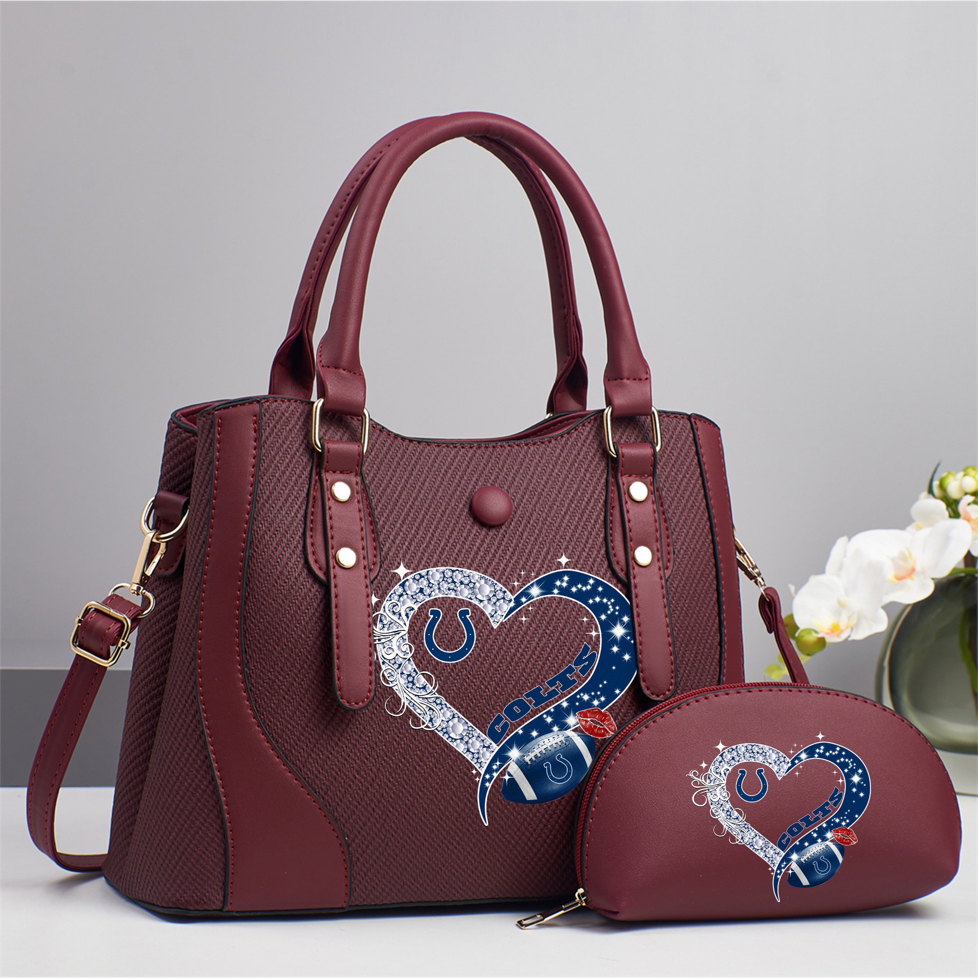 Emerald Tote — Free Wristlet Included Indianapolis Colts PUHA014