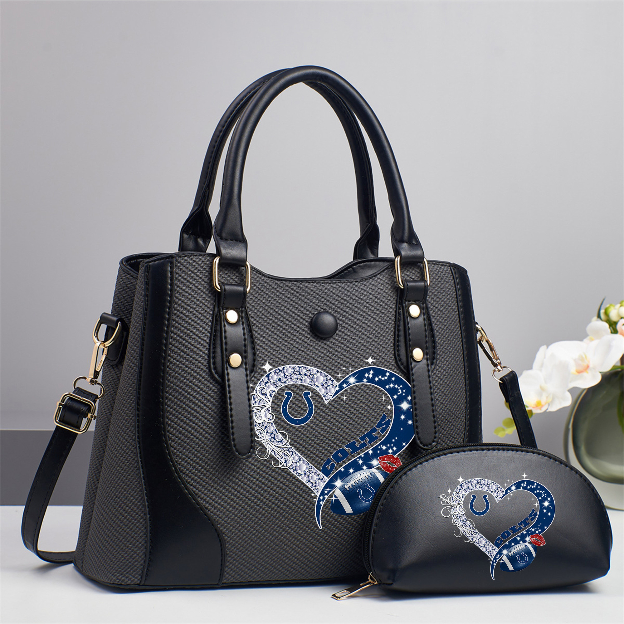 Emerald Tote — Free Wristlet Included Indianapolis Colts PUHA014