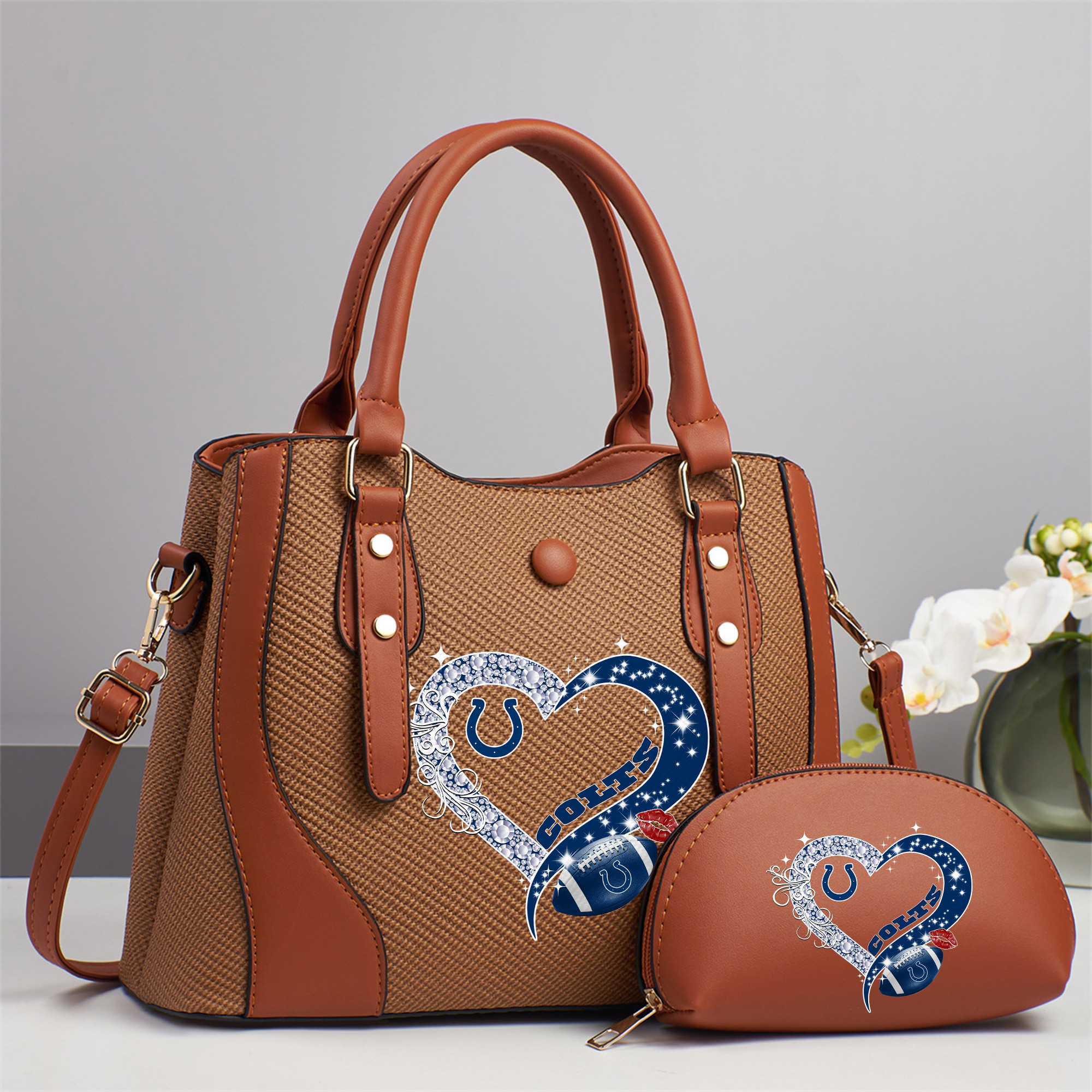 Emerald Tote — Free Wristlet Included Indianapolis Colts PUHA014