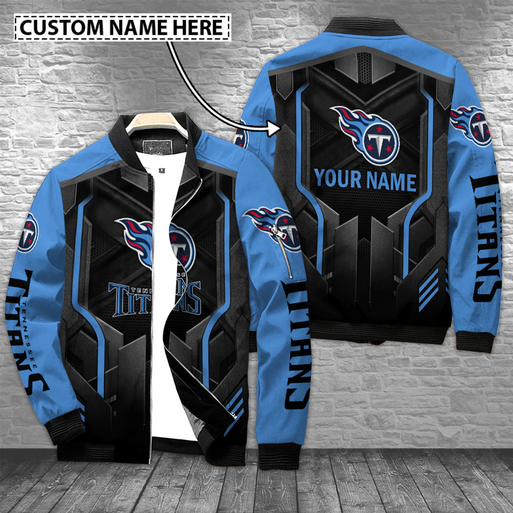 Tennessee Titans Personalized Bomber Jacket AZCBJ016