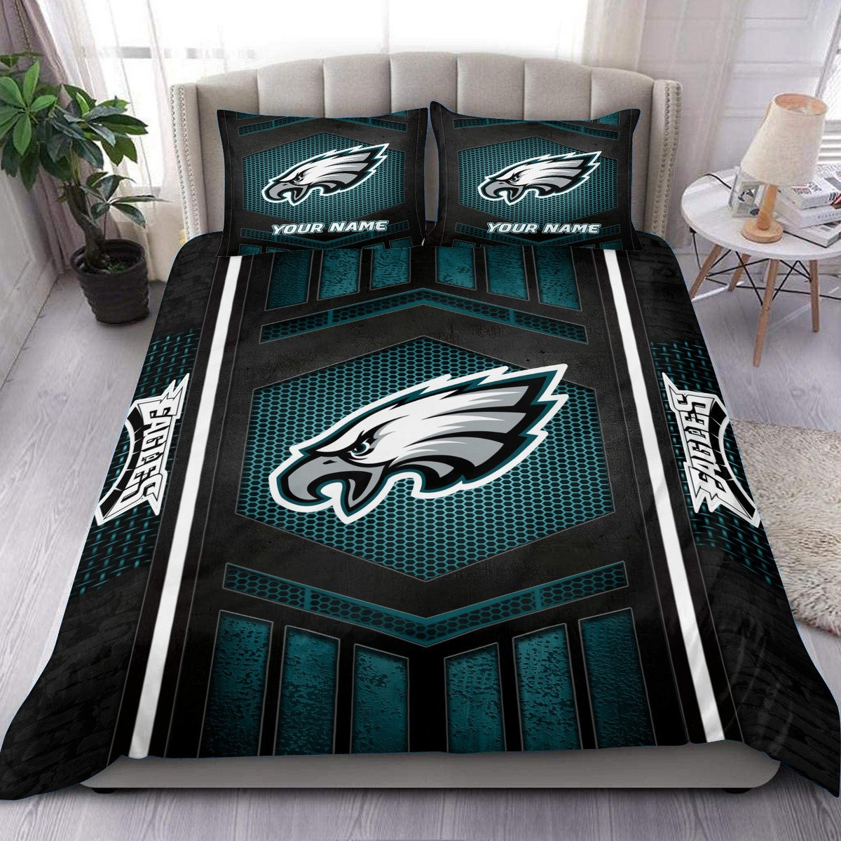 Philadelphia Eagles Personalized Bedding Set Best Gift For Fan BGBED128