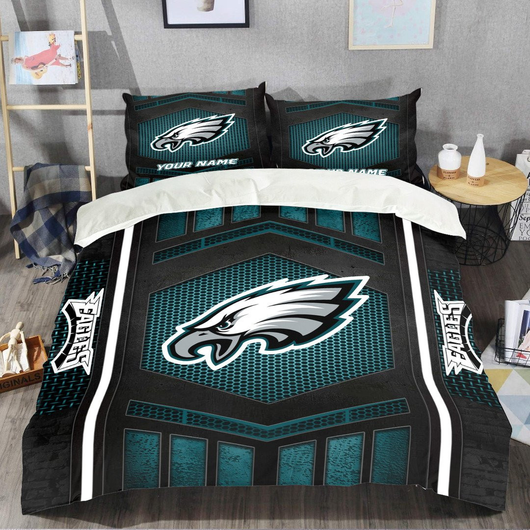 Philadelphia Eagles Personalized Bedding Set Best Gift For Fan BGBED128