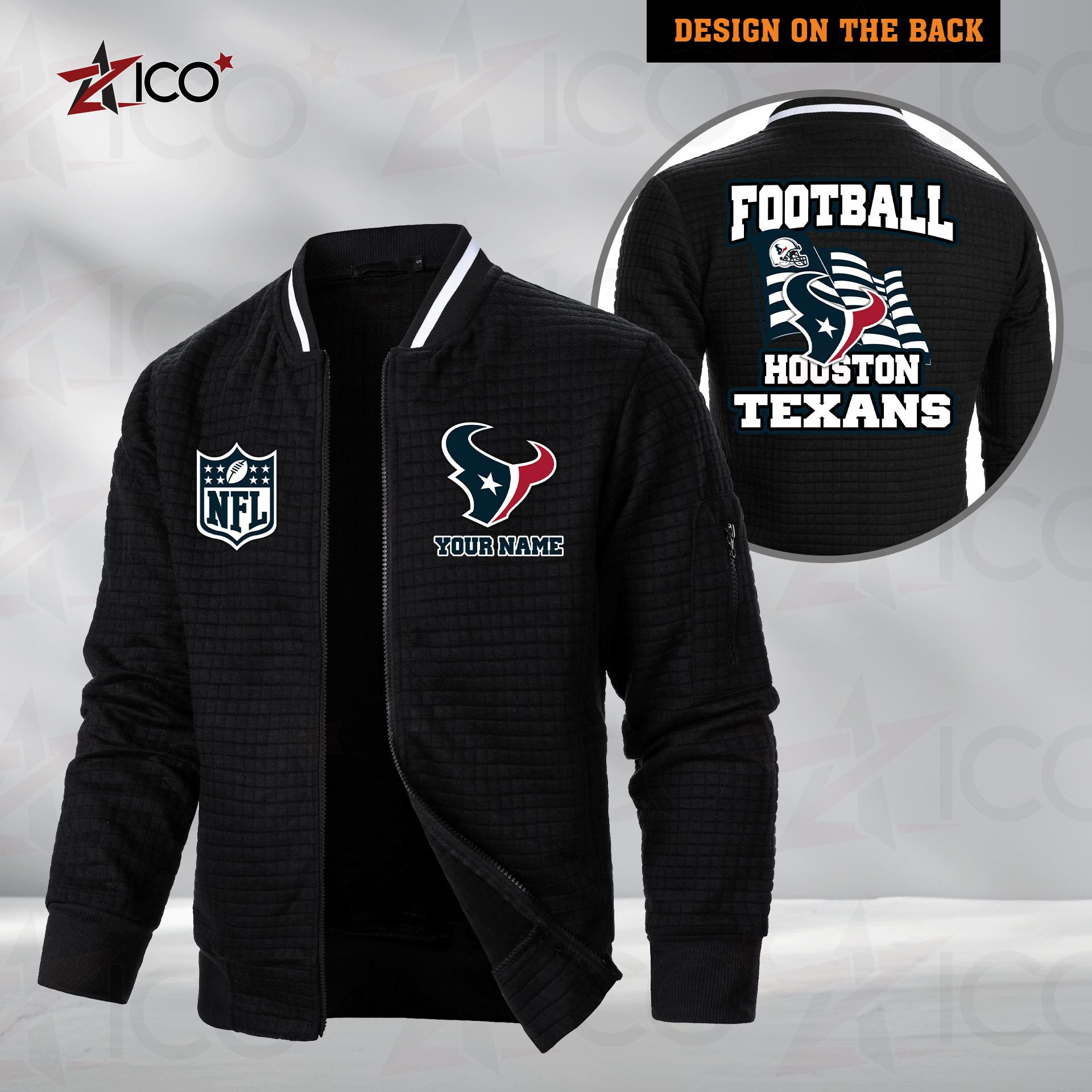Houston Texans Men’s Casual Jacket For Men New Trending AZMN2DMCJK000013