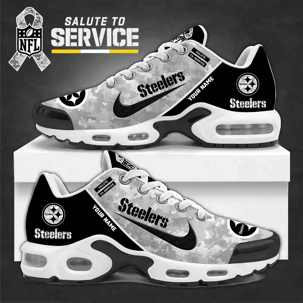 SPTBGTN559-Pittsburgh Steelers Personalized Plus Sneakers