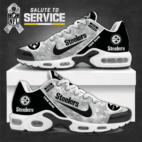 SPTBGTN559-Pittsburgh Steelers Personalized Plus Sneakers