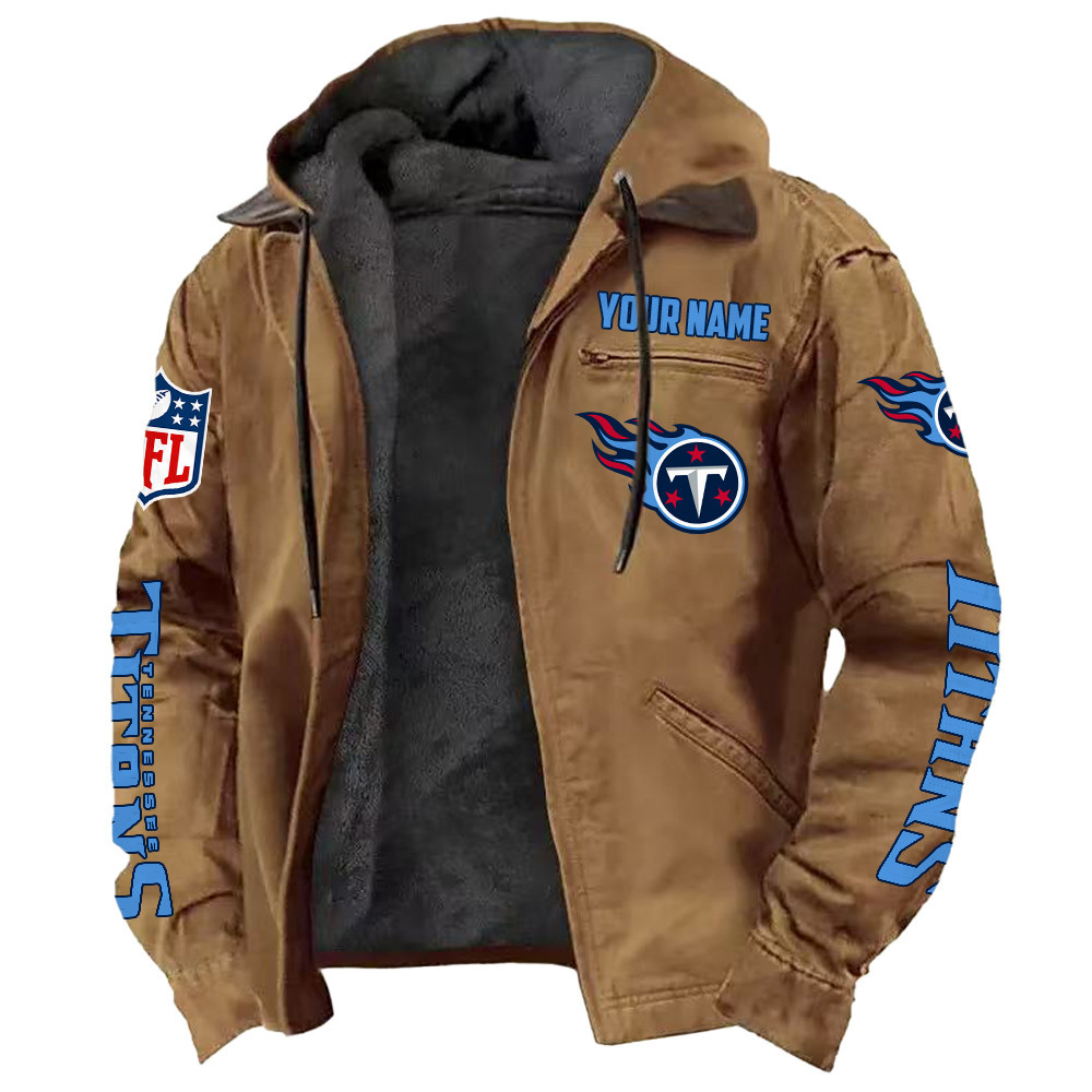 Tennessee Titans DMJK0031 Hooded Cardigan Jacket