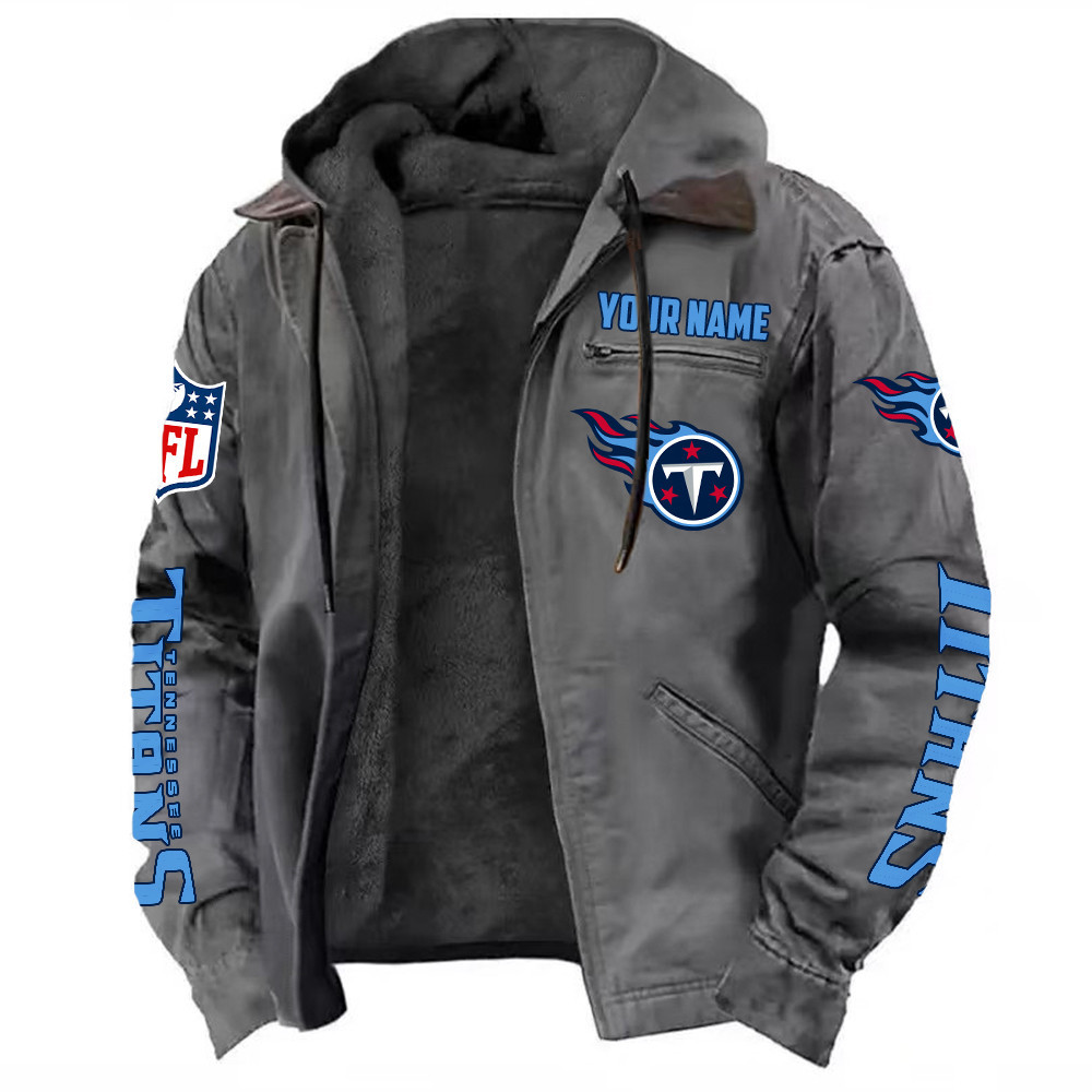Tennessee Titans DMJK0031 Hooded Cardigan Jacket