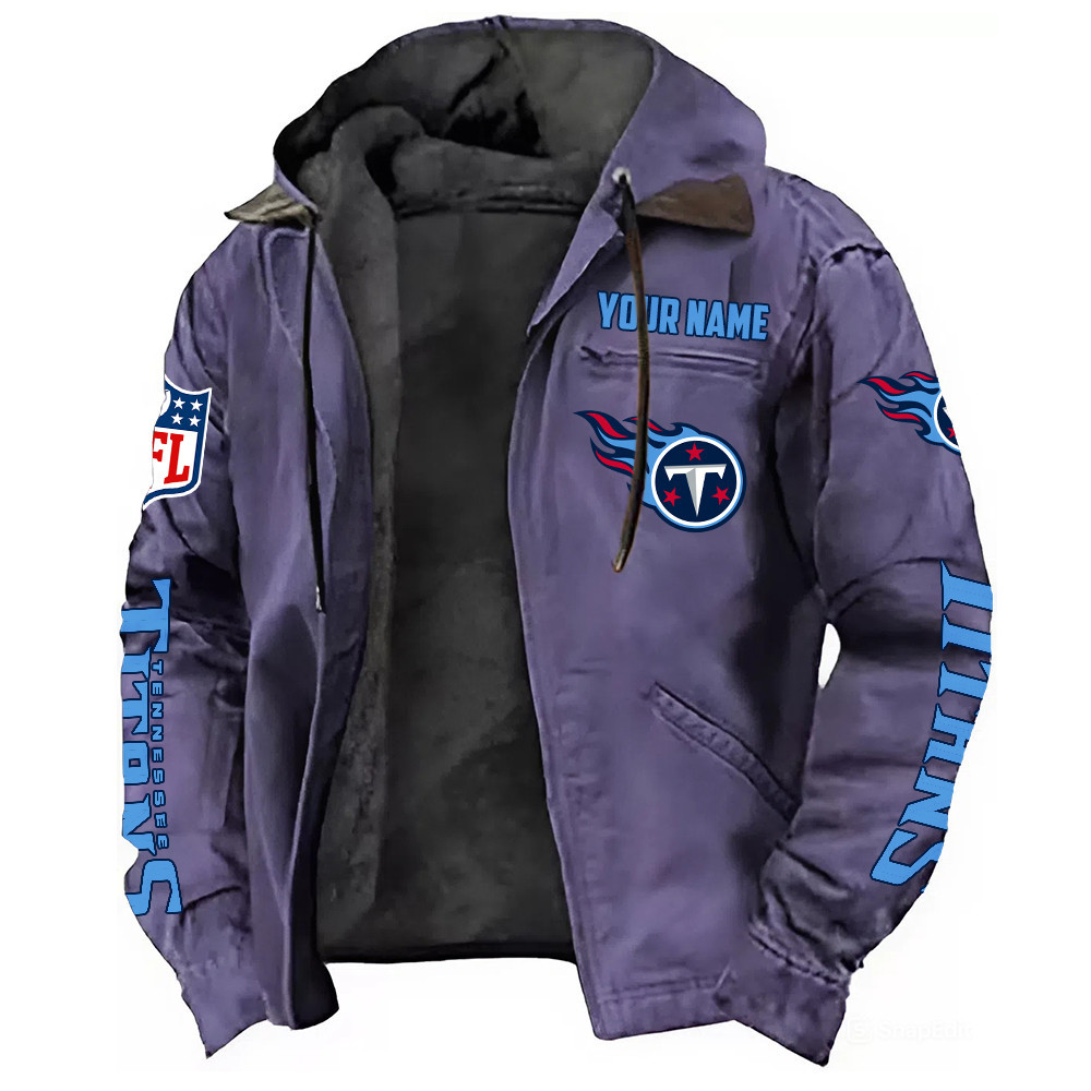 Tennessee Titans DMJK0031 Hooded Cardigan Jacket
