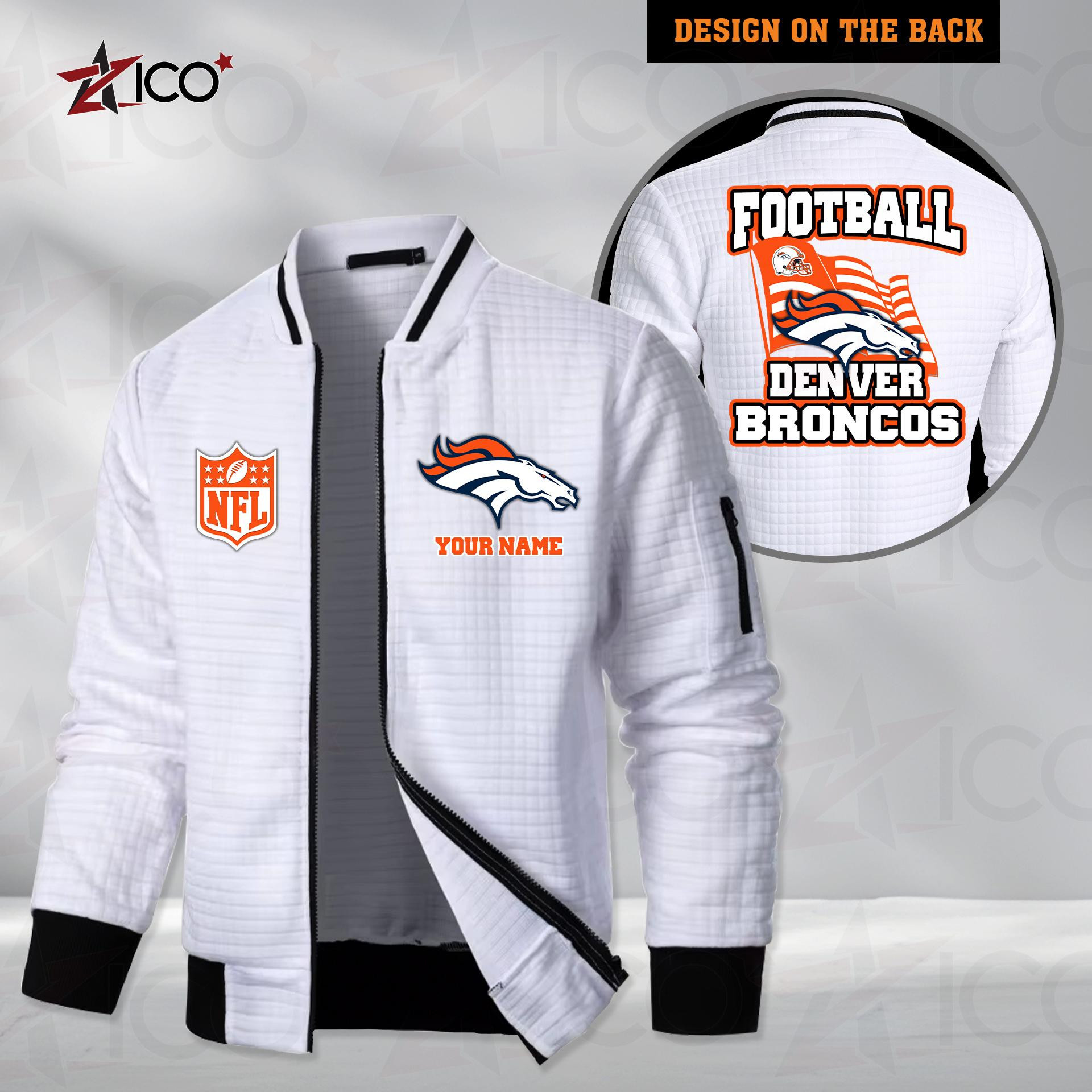 Denver Broncos Men’s Casual Jacket For Men New Trending AZMN2DMCJK000010