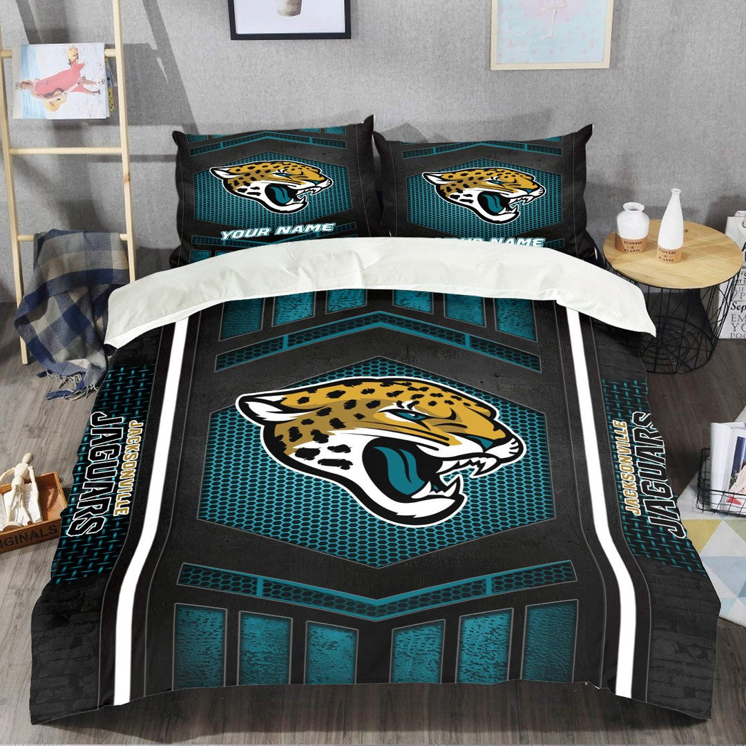 Jacksonville Jaguars Personalized Bedding Set Best Gift For Fan BGBED117