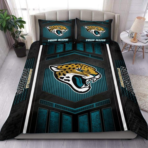 Jacksonville Jaguars Personalized Bedding Set Best Gift For Fan BGBED117