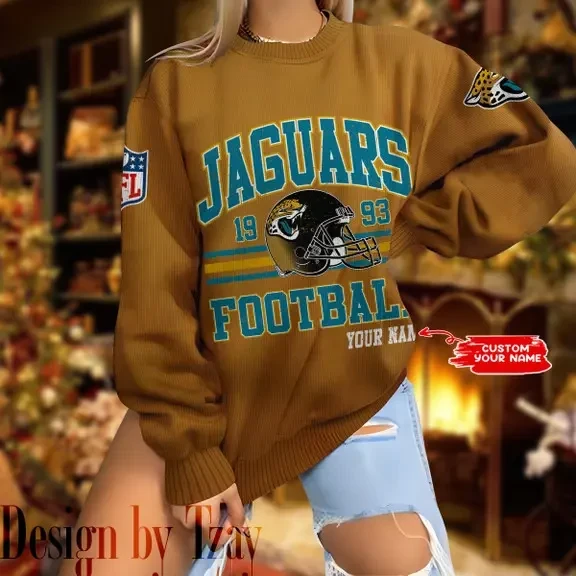 Jacksonville Jaguars Personalized Fashion Design New Woolen Sweater BGSWT287