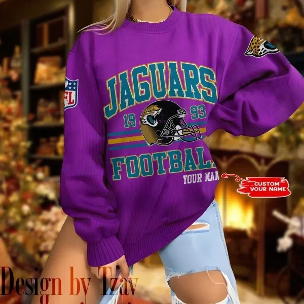 Jacksonville Jaguars Personalized Fashion Design New Woolen Sweater BGSWT287