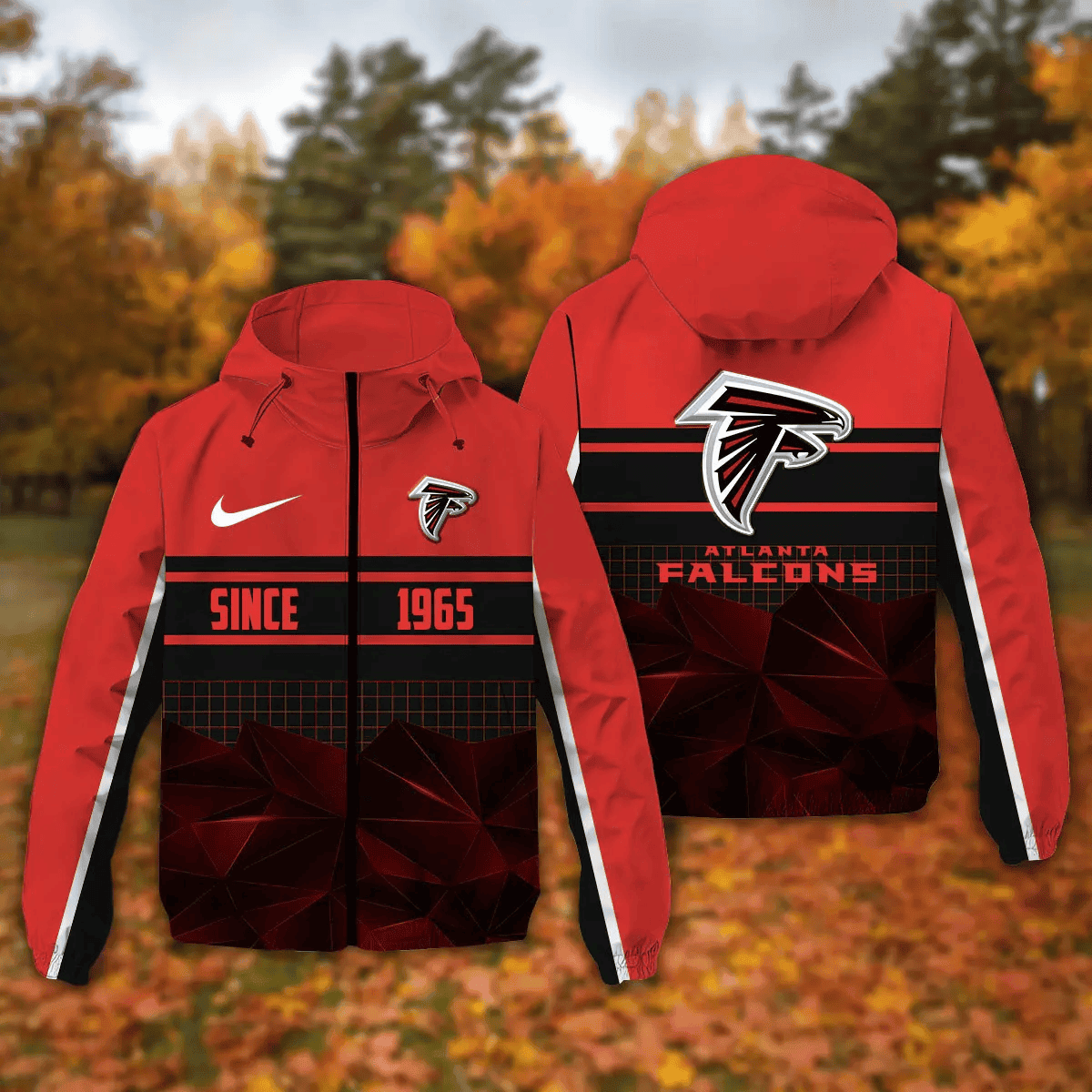 Atlanta Falcons Windbreaker Outdoor Jacket Sport Fan Gift NNPRJ911