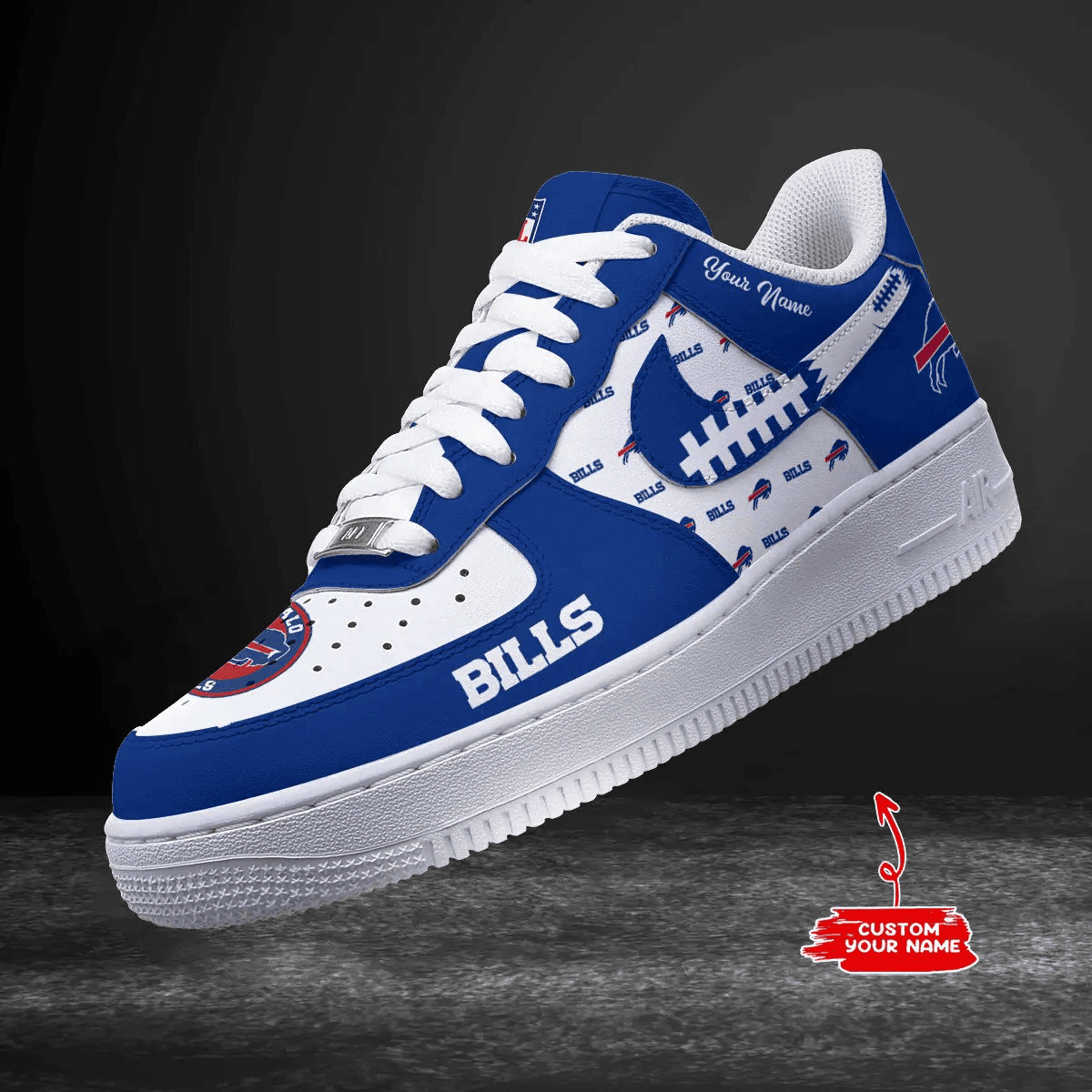 Buffalo Bills Personalized AF1 Shoes 1408 BGAF1S566