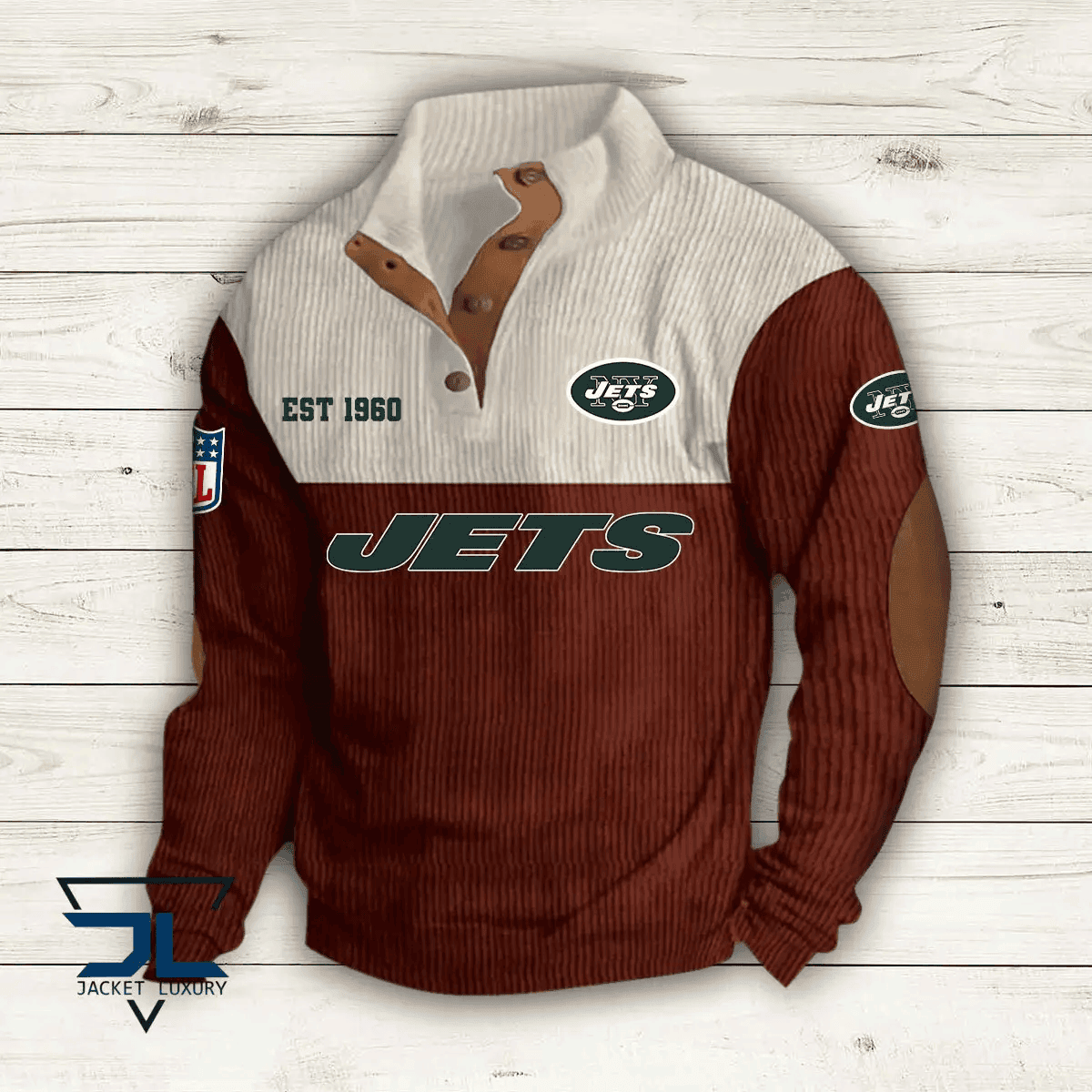 New York Jets Premium Personalized Game-Day Pullover S9DBSCH121