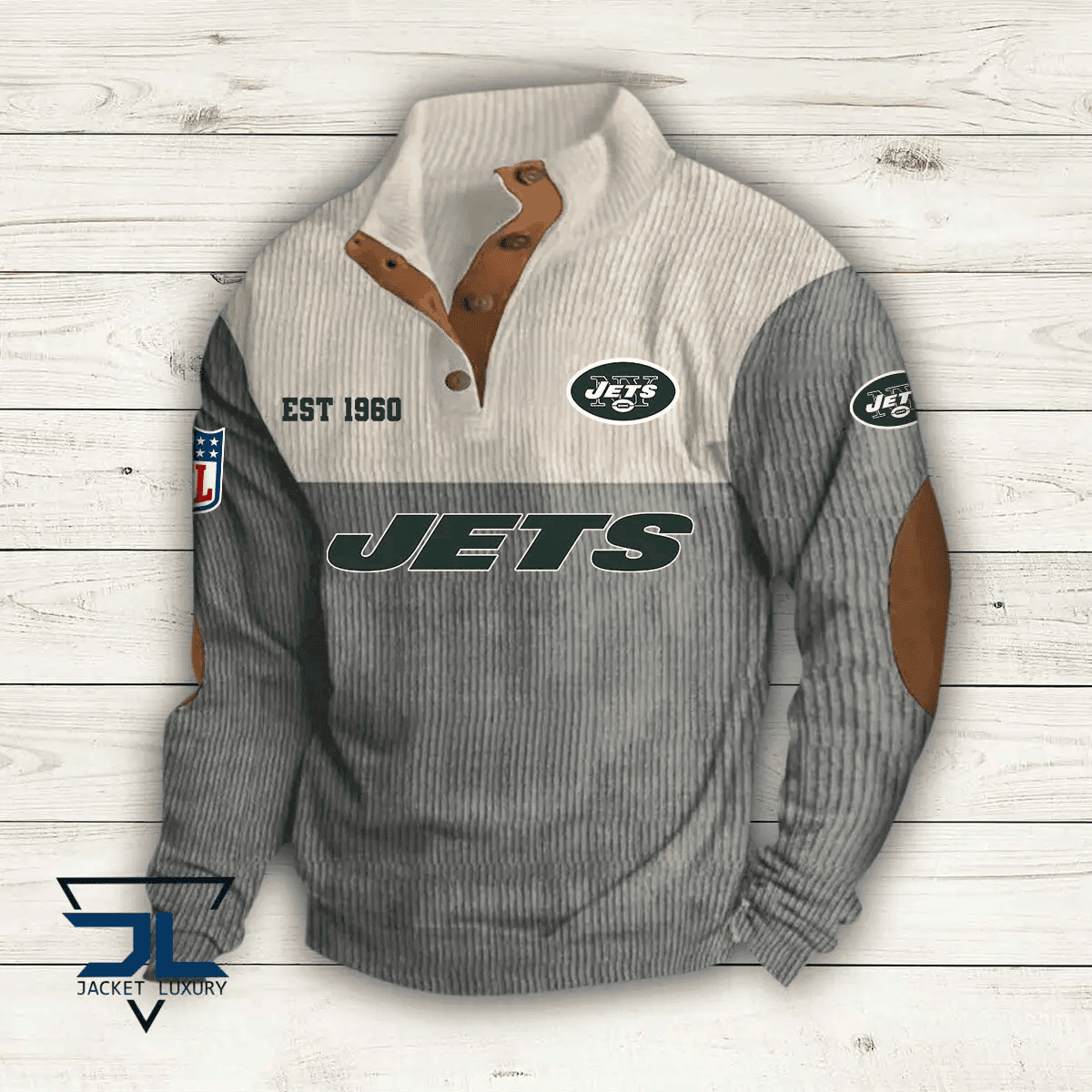 New York Jets Premium Personalized Game-Day Pullover S9DBSCH121