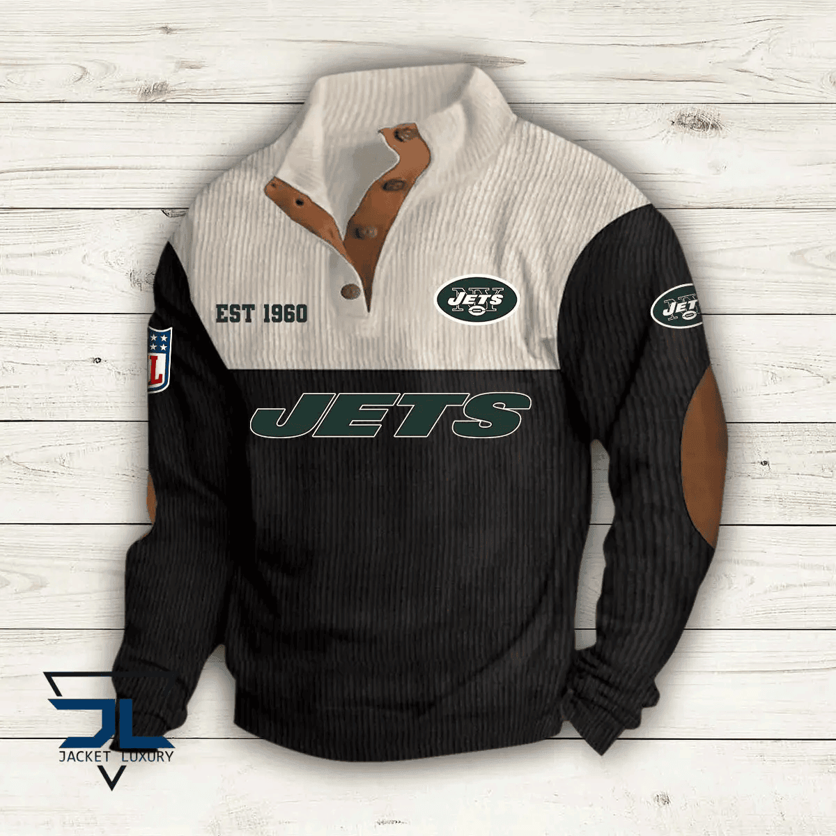 New York Jets Premium Personalized Game-Day Pullover S9DBSCH121