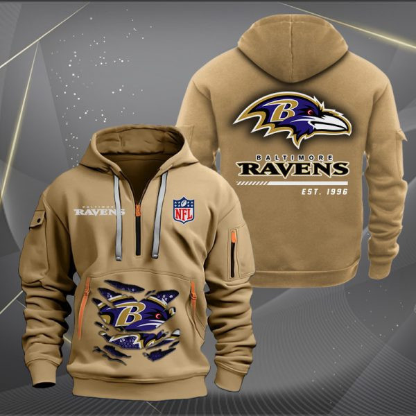 Baltimore Ravens Heavy Hoodie AZHEAVYHD037