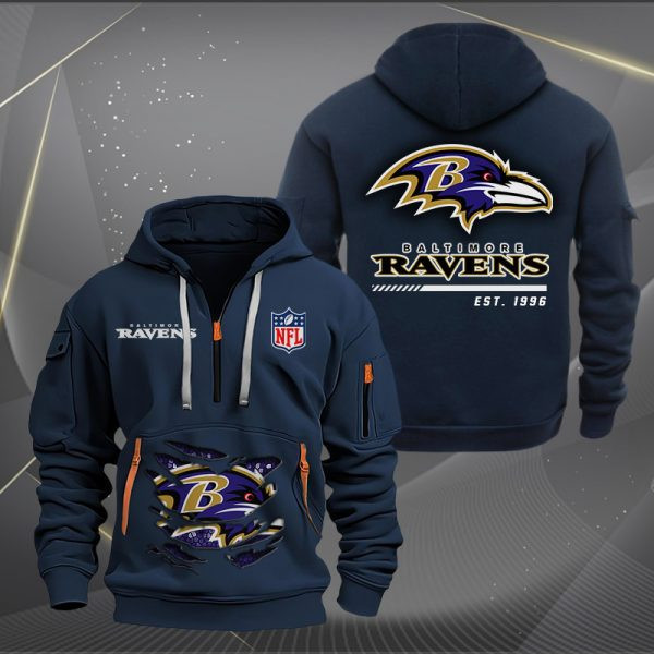 Baltimore Ravens Heavy Hoodie AZHEAVYHD037