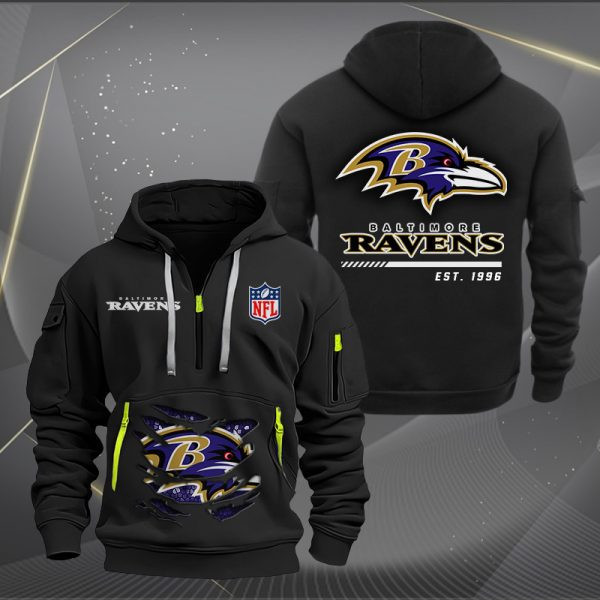 Baltimore Ravens Heavy Hoodie AZHEAVYHD037