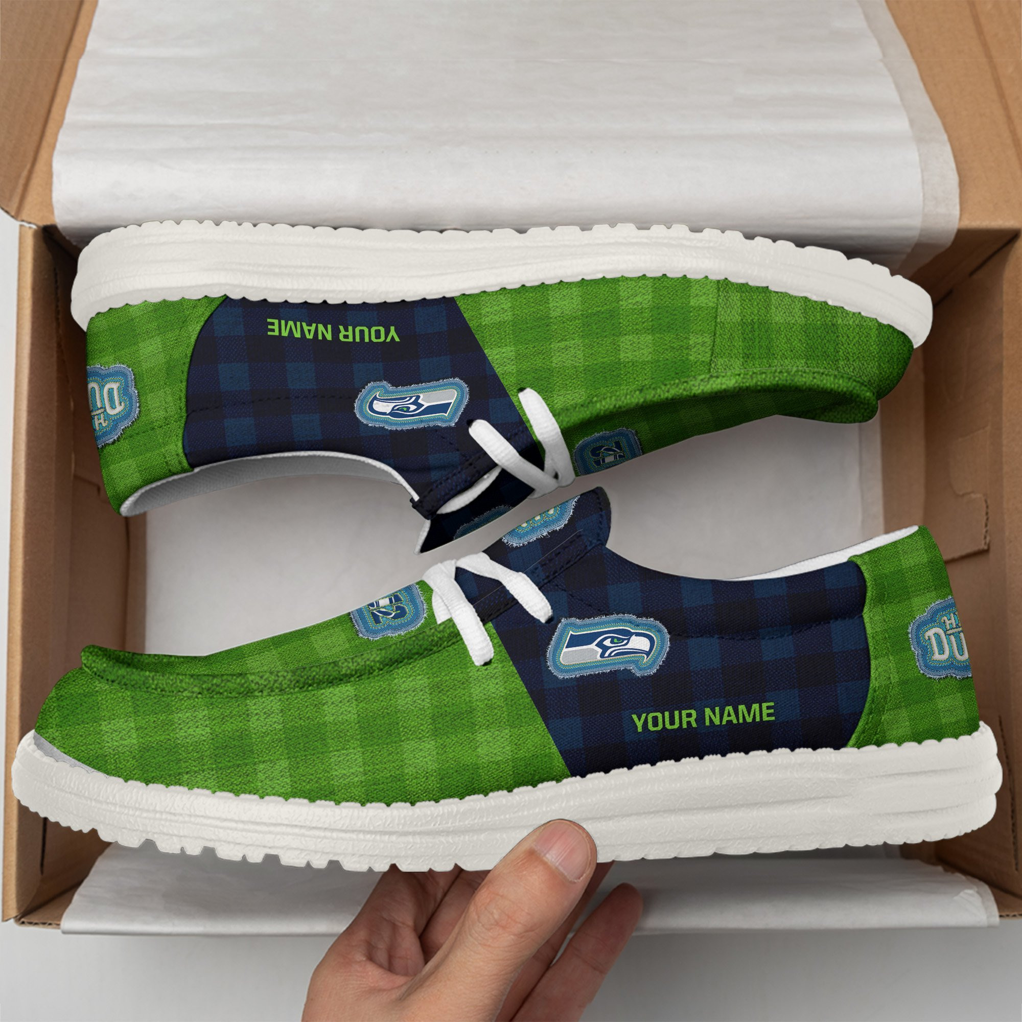Seattle Seahawks DHS shoes-Custom name 10063933N