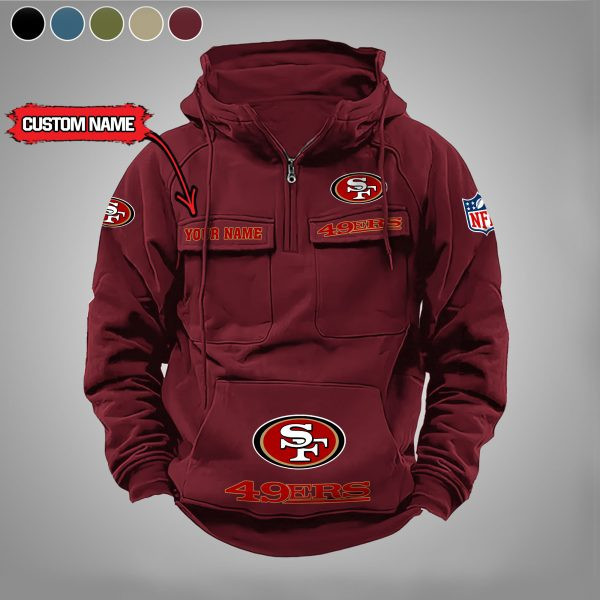 San Francisco 49ers Vintage Men Hoodies DV5 AZVMHD004