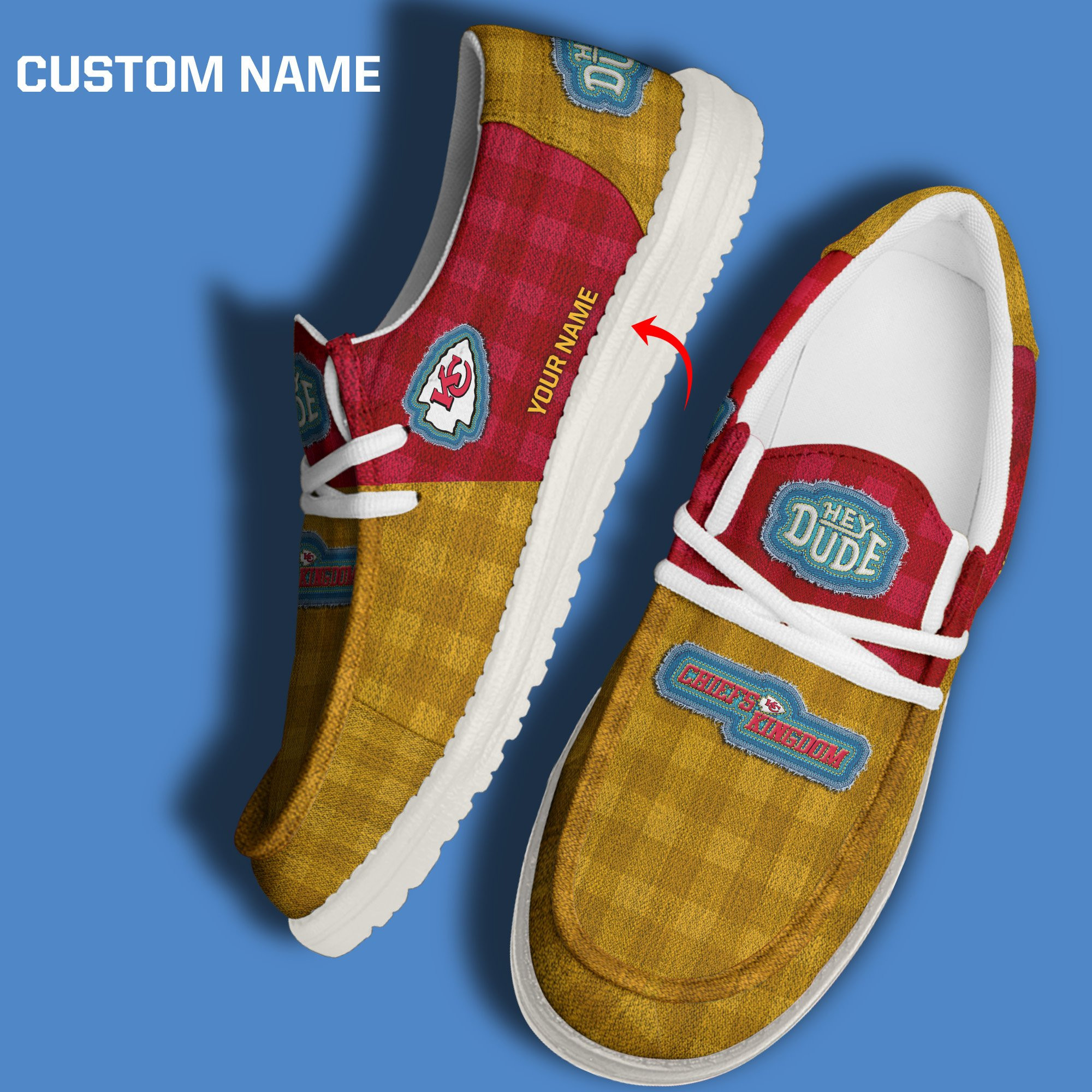Kansas City Chiefs DHS shoes-Custom name 10063933N