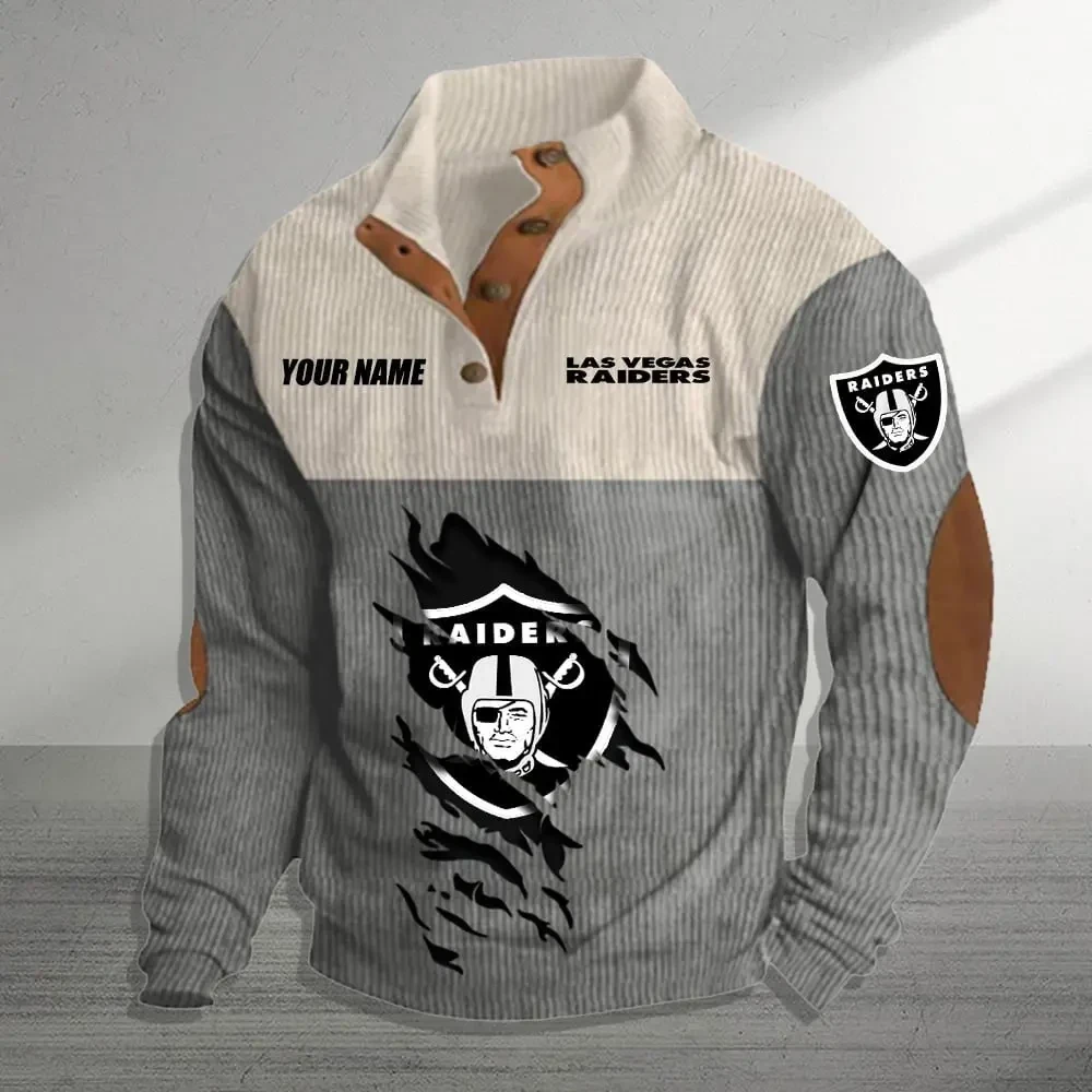 Las Vegas Raiders Premium Personalized Game-Day Pullover S9DBSCH145