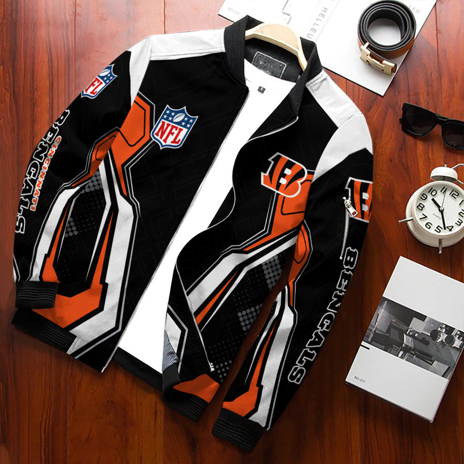 Cincinnati Bengals Personalized Bomber Jacket BGBBJ978