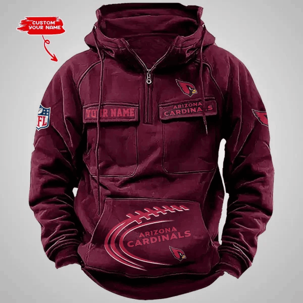 Arizona Cardinals Vintage Men Hoodie AZVMHD110