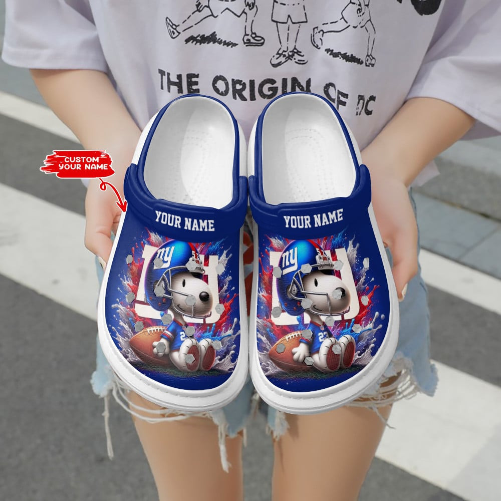 New York Giants Personalized Limited Clog BGCR370A