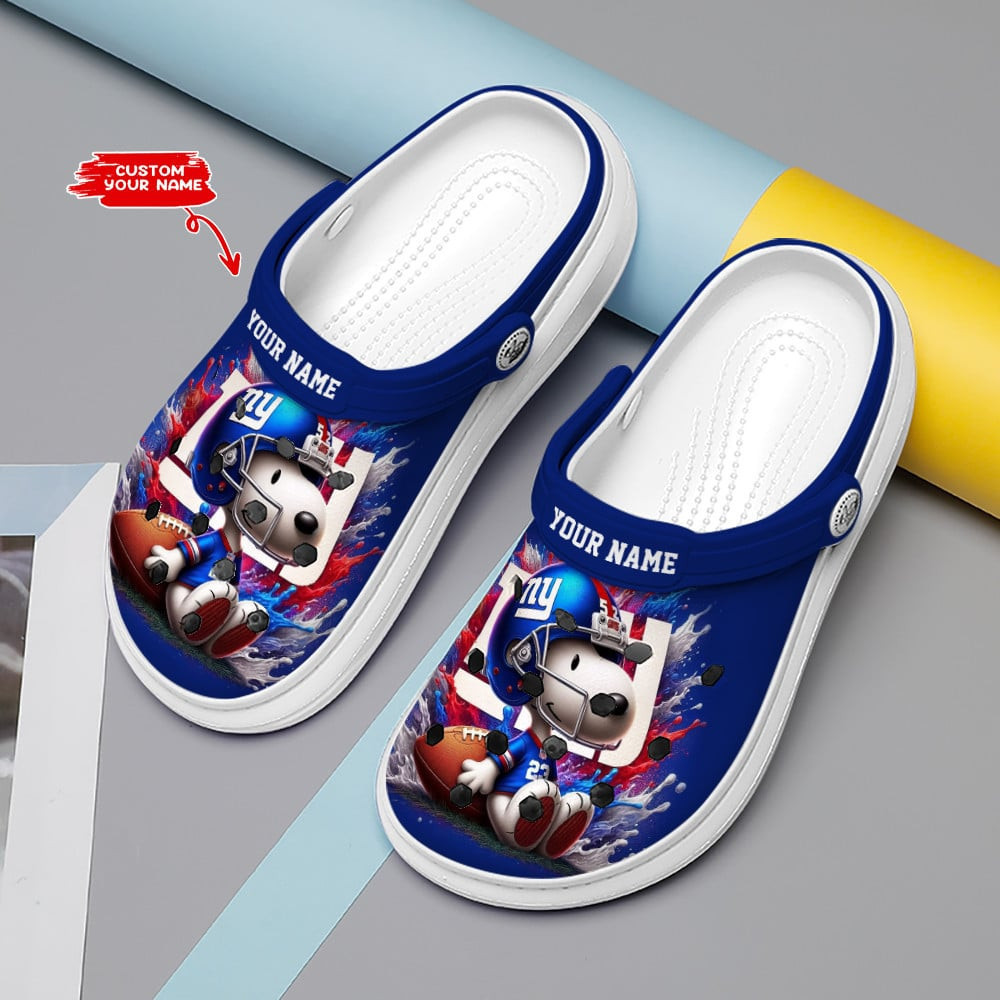 New York Giants Personalized Limited Clog BGCR370A