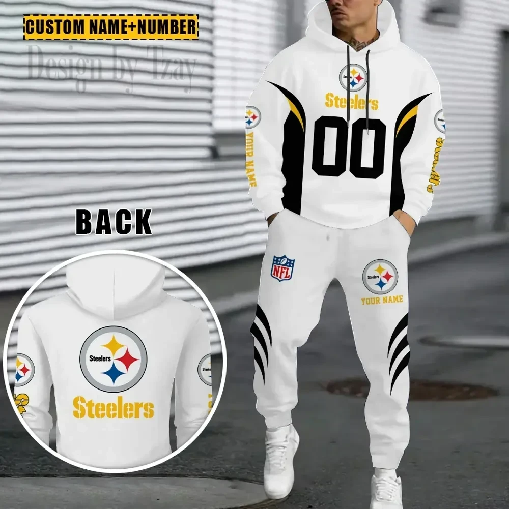 Pittsburgh Steelers Combo Hoodie And Sweatpants Gift For Fan AZHD1043