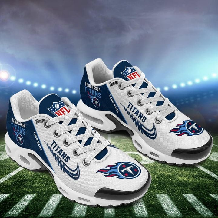 Tennessee Titans Personalized Plus T-N Youth Sneakers 0813 BGTN196