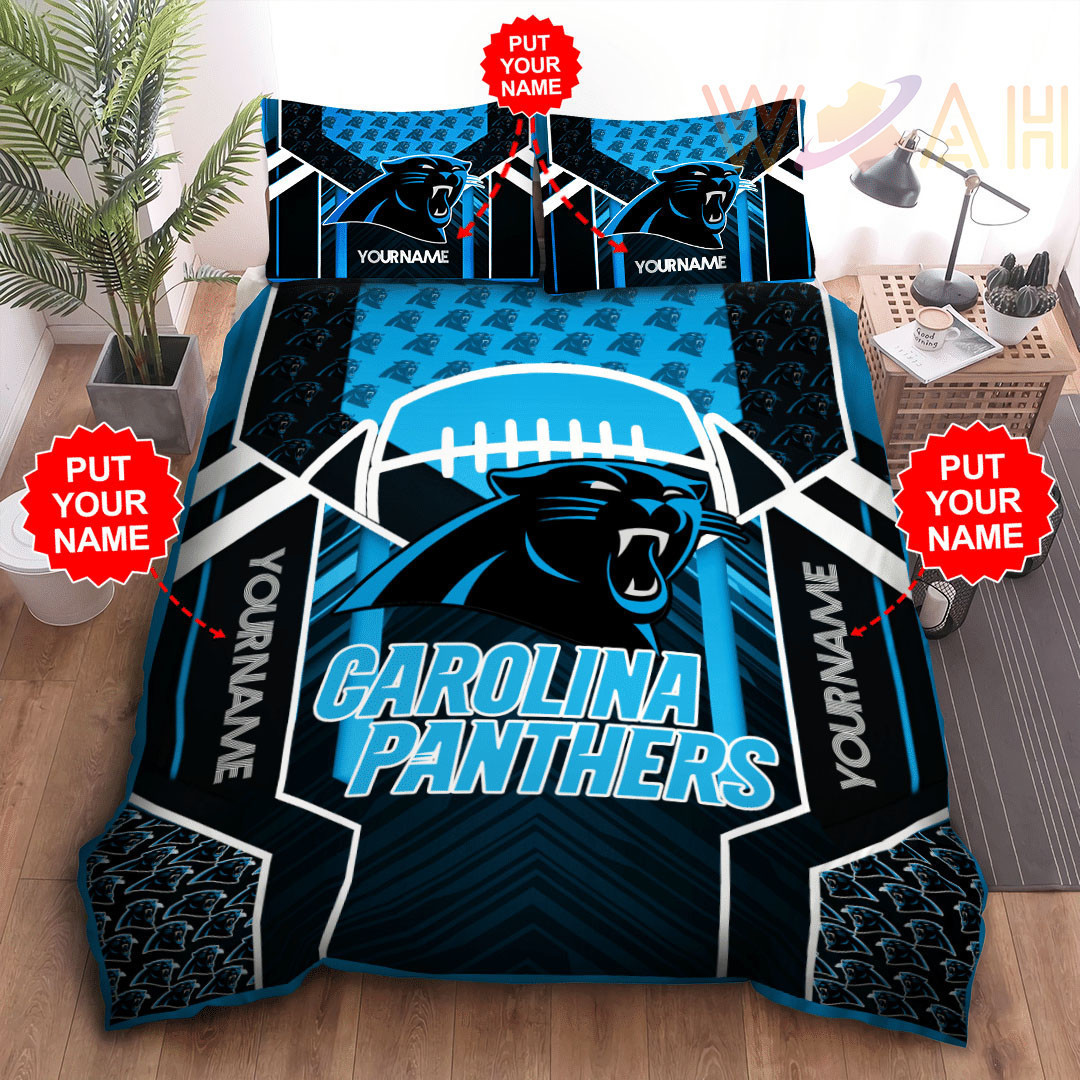 Carolina Panthers Personalized Bedding Set BG12