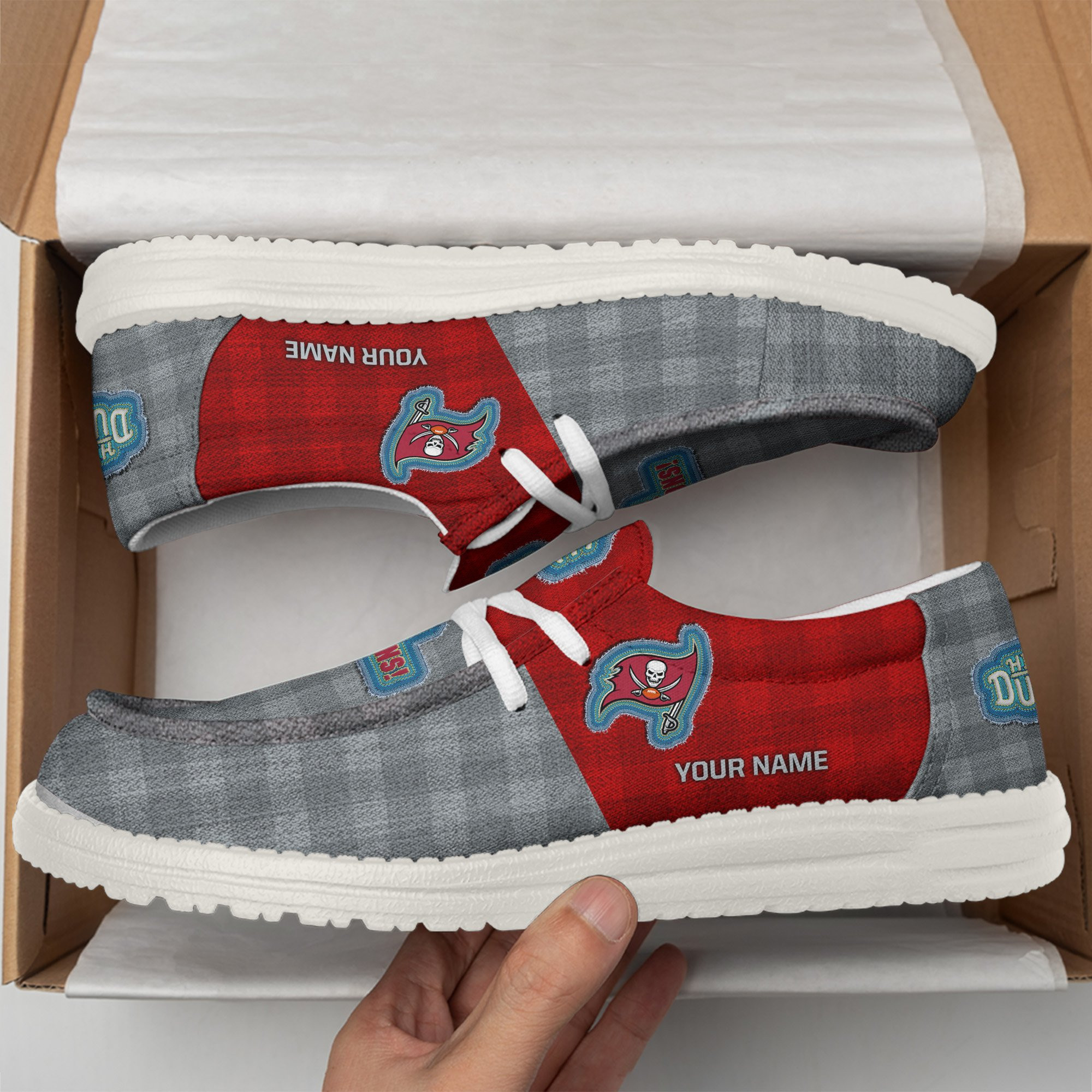Tampa Bay Buccaneers DHS shoes-Custom name 10063933N