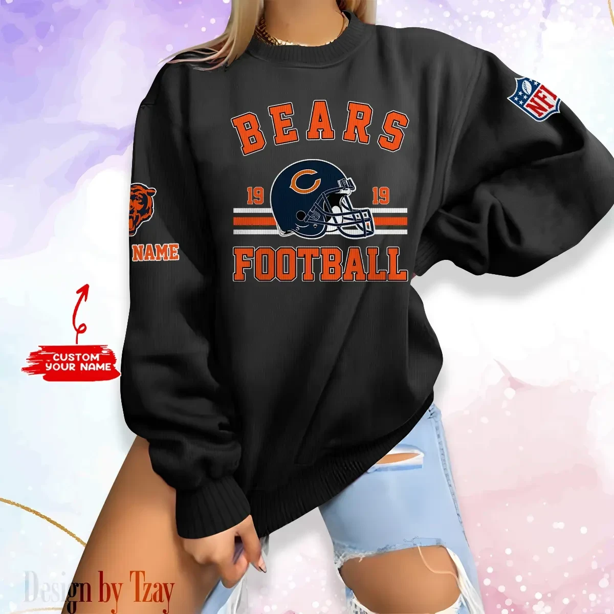 Chicago Bears Personalized Fashion Design New Woolen Sweater BGSWT222