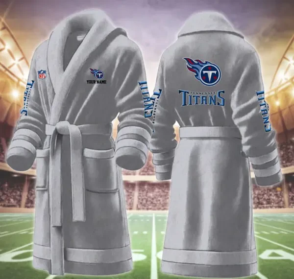 Tennessee Titans Luxurious Comfort Meets Sporty Style Bathrobe