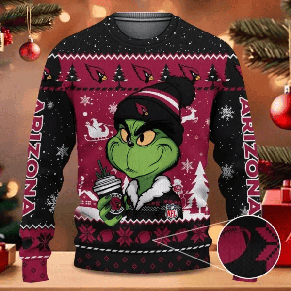 SPTBGSWT345-Arizona Cardinals Christmas Woolen Sweater