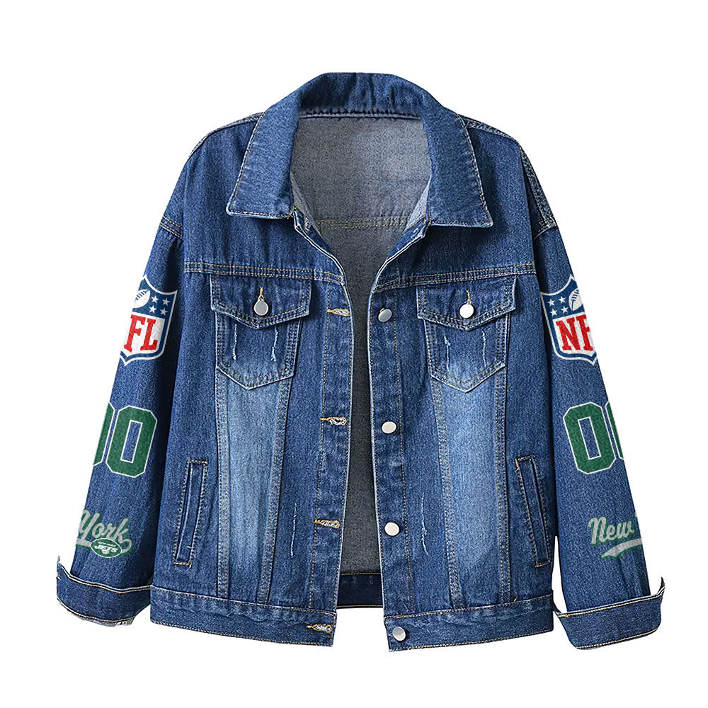 New York Jets | Premium Iconic Streetwear Denim Jacket NTH1